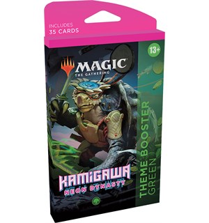 Magic Kamigawa Theme Booster Green Neon Dynasty 